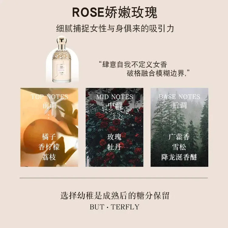 Purity Nature Eau De Toilette Varporisateur 100ML Rose Mint Cherry Dance Long-lasting Floral Fragrance Perfume