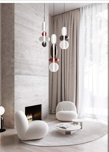 Imperfectly Beautiful — Wabi-Sabi Candy Glass Pendant Chandelier