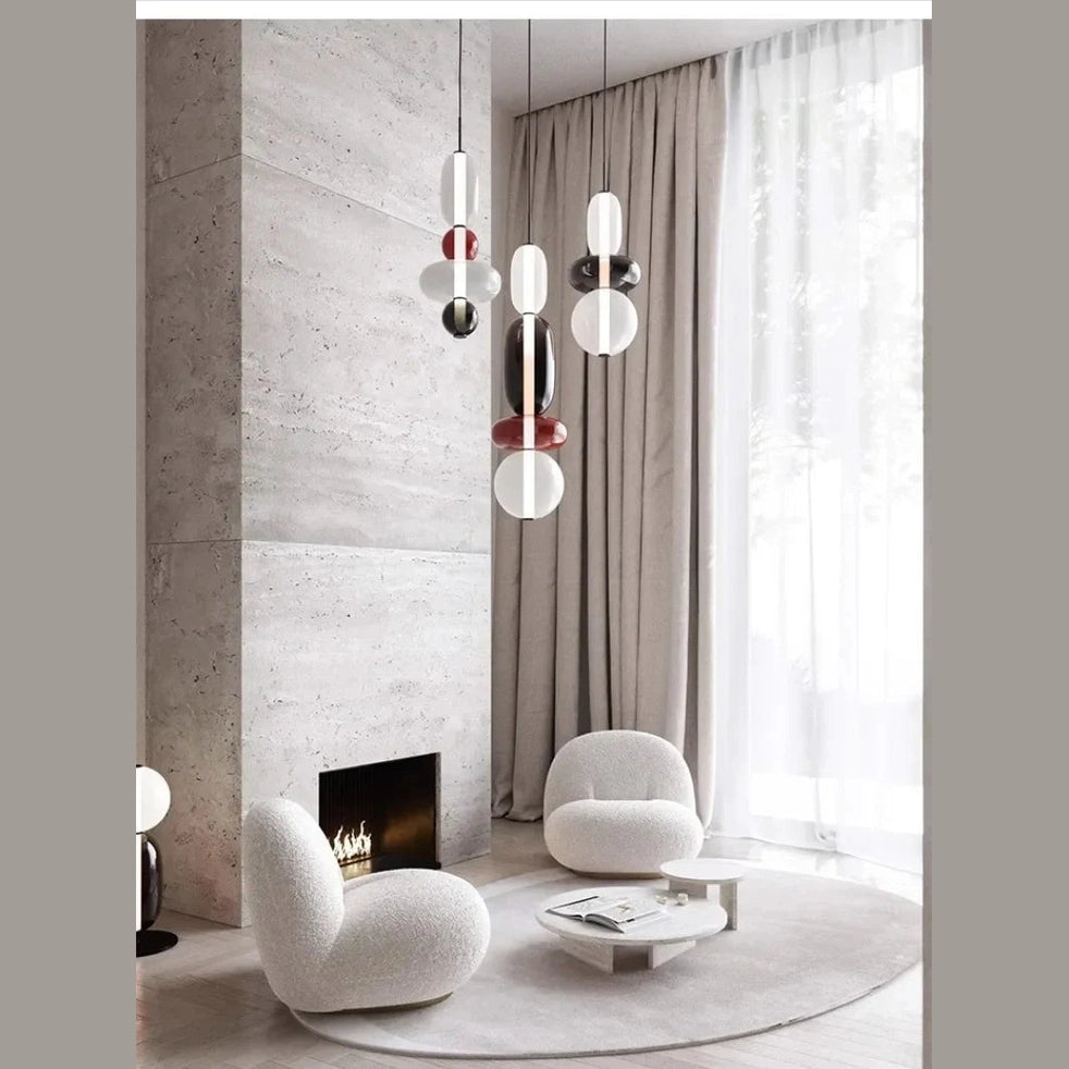 Imperfectly Beautiful — Wabi-Sabi Candy Glass Pendant Chandelier