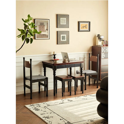 Mid-Century Foldable Dining Table