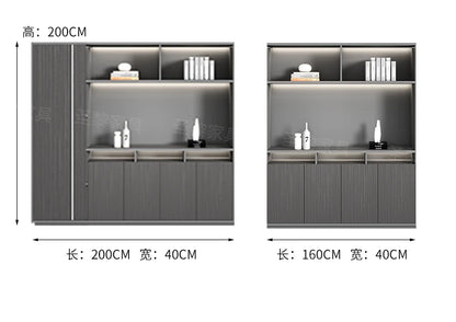 L-Shape Storage Executive Desk