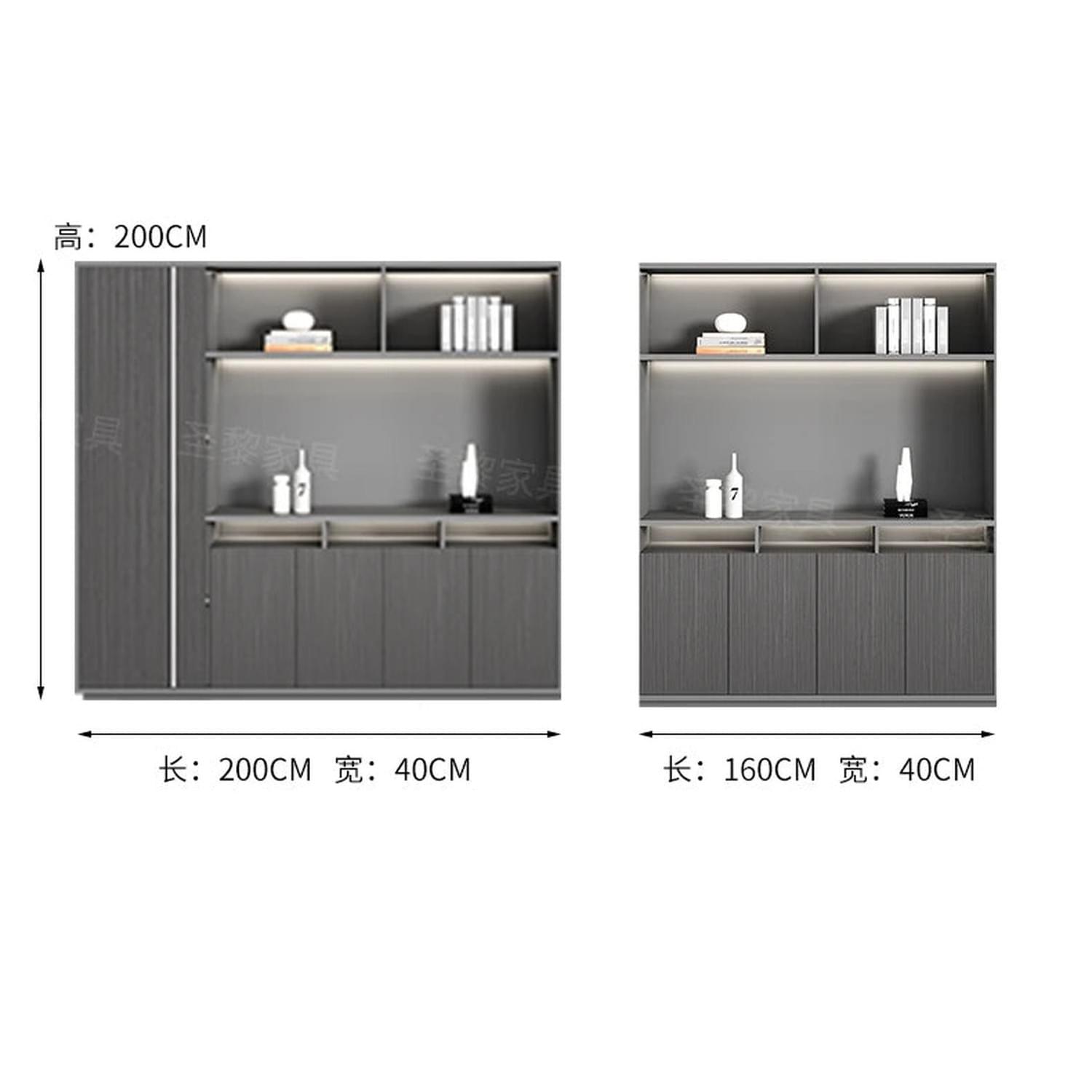 L-Shape Storage Executive Desk