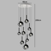 Nordic Stair Chandelier — Living & Dining Room Pendant Ceiling Light