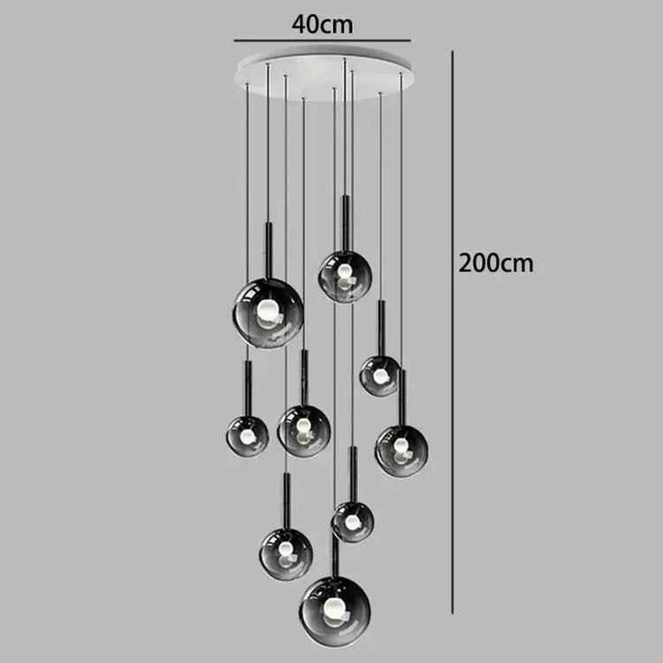 Nordic Stair Chandelier — Living & Dining Room Pendant Ceiling Light