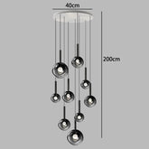 Nordic Stair Chandelier — Living & Dining Room Pendant Ceiling Light