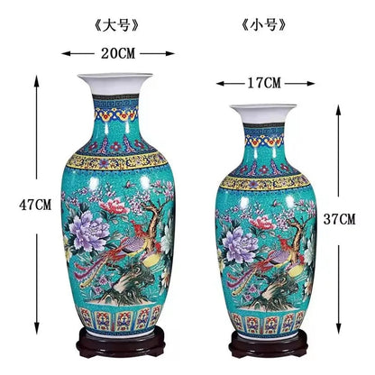 The Statement Piece — Jingdezhen Ceramic Floor Vase