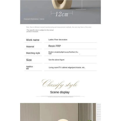 Light That Lives in the Room — Nordic Glow Resin Figurine with Ambient Light