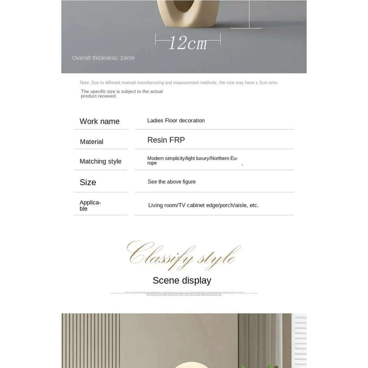 Light That Lives in the Room — Nordic Glow Resin Figurine with Ambient Light