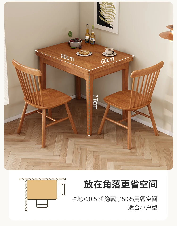 Glamour European Dining Table with Storage