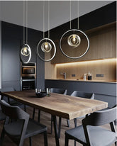 Modern Glass Bubbles Led Pendant Lights for Table Dining Room Kitchen Bar Chandeliers Lamps Home Decor Lusters Lighting Fixture Jonine&