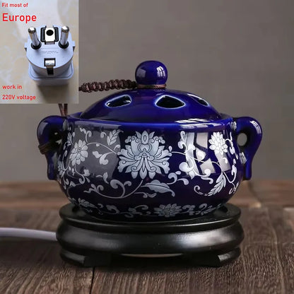 The Ritual Burner — Electric Ceramic Incense &amp; Essential Oil Warmer with Timer