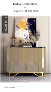 French Gold Luxury Living Room Display Cabinet Jonine&