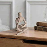Abstract Thinker Sculpture — Modern Resin Figurine for Bookshelf & Desk Décor Jonine’s Corner