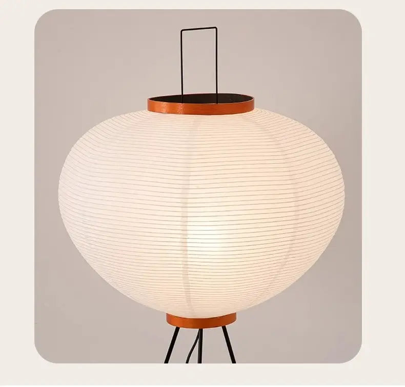 Noguchi Akari Rice Paper Floor Lamp — Wabi-Sabi Standing Light