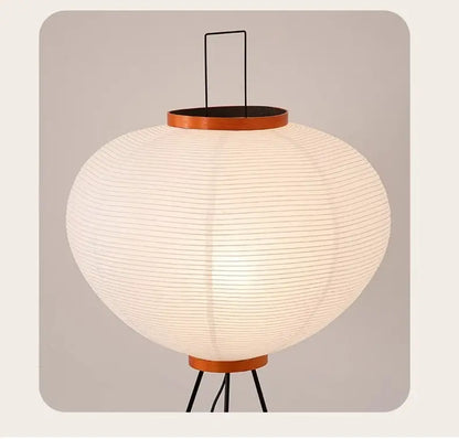 Noguchi Akari Rice Paper Floor Lamp — Wabi-Sabi Standing Light