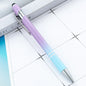 20-200Pcs Gradient Metal Ballpoint Pens with Stylus Tip Free Custom Logo Ballpens for Corporate Gifts & Wedding Favors