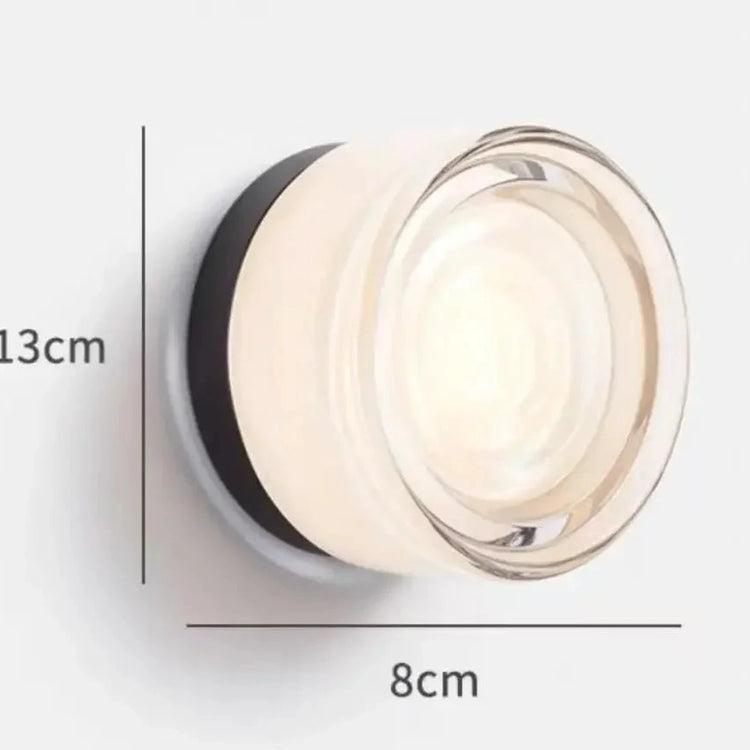 Modern Stylish Fashion Art Creative Lustre Lights Glass Stone Round Sconce LED Wall Lamps for Bedroom Home Decoration Chandelier Jonine’s Corner