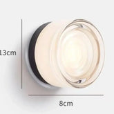 Modern Stylish Fashion Art Creative Lustre Lights Glass Stone Round Sconce LED Wall Lamps for Bedroom Home Decoration Chandelier Jonine’s Corner