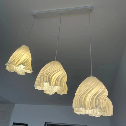 3D Floral Resin Pendant Light — Nordic Chandelier