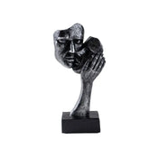 Vilead Couple Statue Lover Sculptures Tabletop Shelf Decor Anniversary Wedding Gift Home Interior Contemporary Mantel Bookshelf