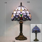 Old World Glow — European Retro Art Glass LED Desk Lamp