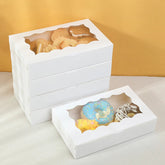 5-20pcs Gift Boxes With Window Birthday Party Chocolate Candy Cookie Gift Packaging Wedding Supplies Baby Shower Christmas Decor Jonine’s Corner