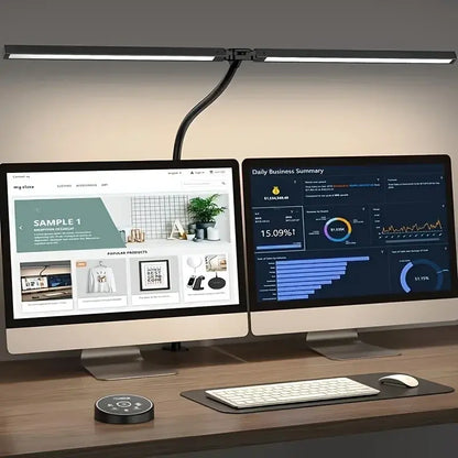 Light That Works as Hard as You Do — 24W Eye-Care LED Desk Lamp with 5-Color Dimmer