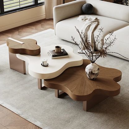 Vintage Ornate Coffee Table — Elegant Artistic Statement Piece for Living Room