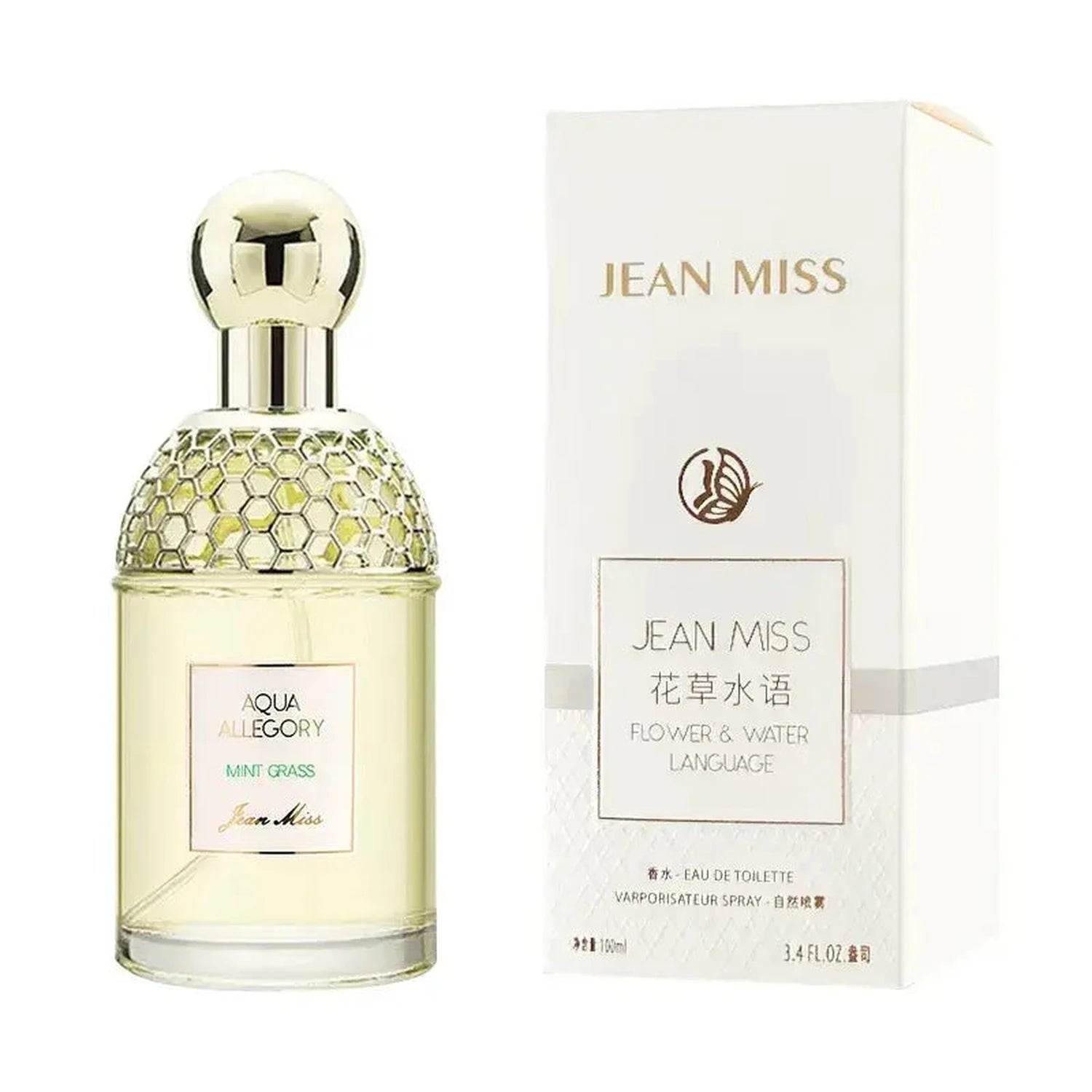 Purity Nature Eau De Toilette Varporisateur 100ML Rose Mint Cherry Dance Long-lasting Floral Fragrance Perfume