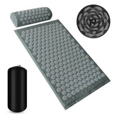Spike Yoga Mat Acupressure Massage Pad Shakti Mat Relieves Pressure Body Pain Relax Muscles Back Acupuncture Pillow Home Fitness