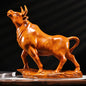 Strength & Intention — Hand Carved Red Sandalwood Bull Statue