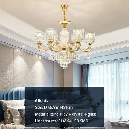 Dressed in Light — Crystal LED Chandelier for Hotel-Worthy Living Rooms &amp; Bedrooms Jonine’s Corner