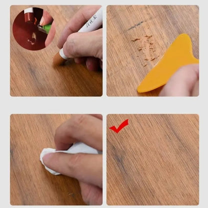 Waterproof Furniture Repair Pen Wooden Furniture Touch Up Wood Repair Crayon Damaged Scratch DIY Patch Paint Crayon