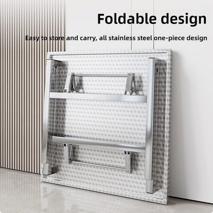 Foldable Stainless Steel Buffet &amp; Serving Table