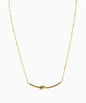 Stainless Steel Vintage Textured Delicate Necklace