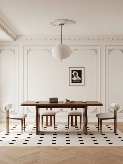 Solid Wood & Pine Dining Table