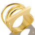 Crystal Zircon Stacking Ring — 18K Gold or Silver Plated, Stainless Steel