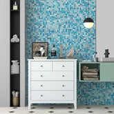 6-Drawer Chest of Drawers – White Bedroom Dresser & Storage Cabinet, 80x40x80cm Jonine’s Corner