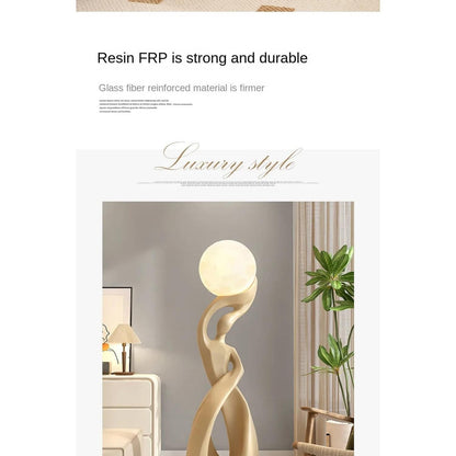 Light That Lives in the Room — Nordic Glow Resin Figurine with Ambient Light