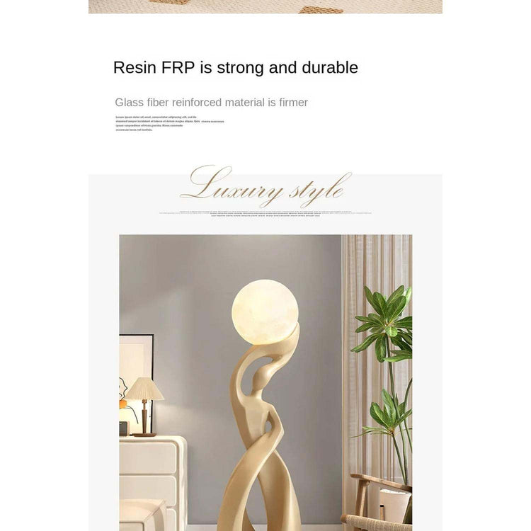 Light That Lives in the Room — Nordic Glow Resin Figurine with Ambient Light