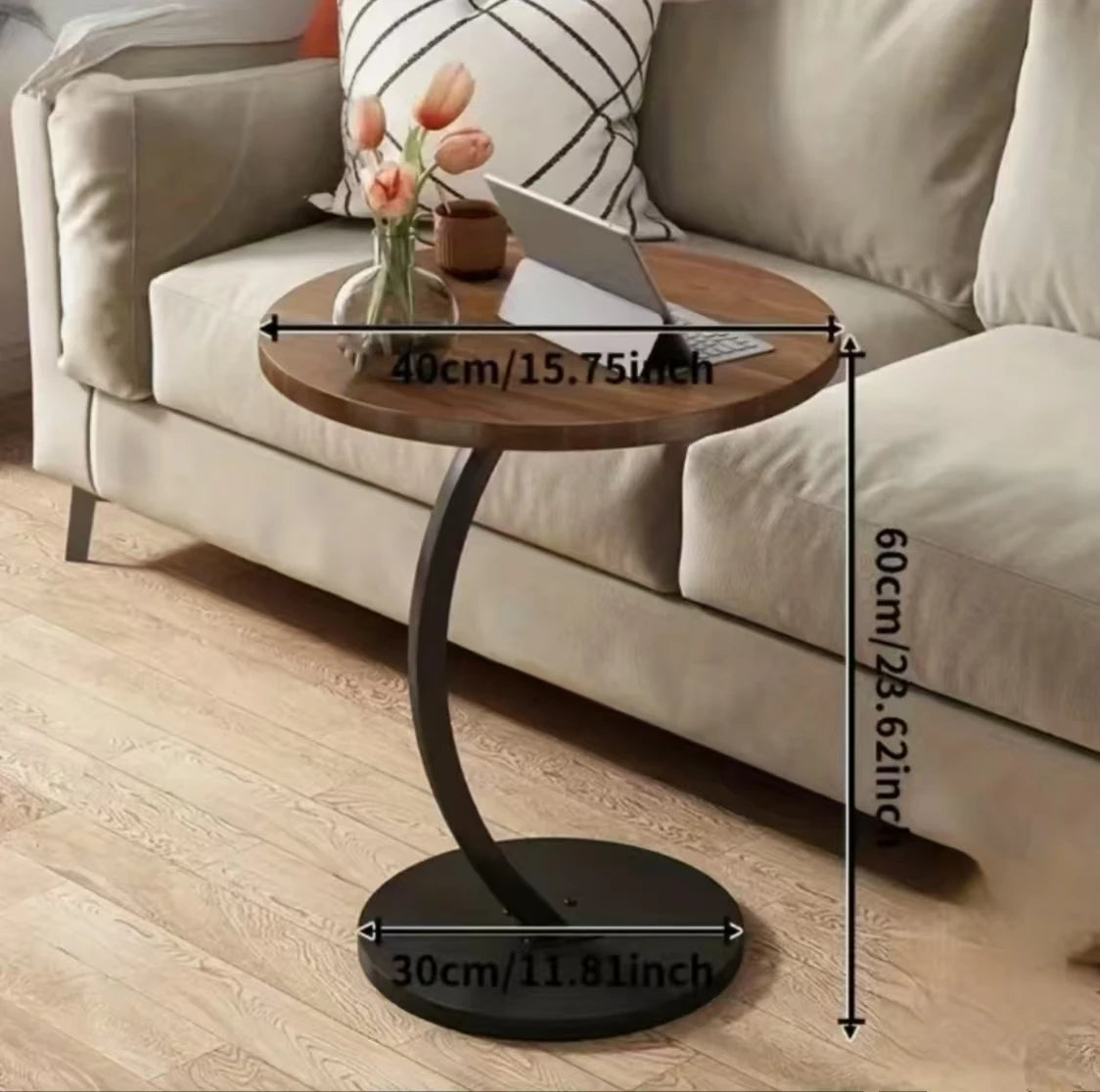 The Little Table That Does a Lot — Round Mini Side Table
