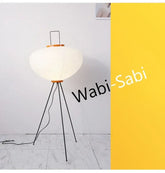 Noguchi Akari Rice Paper Floor Lamp – Wabi-Sabi Standing Light