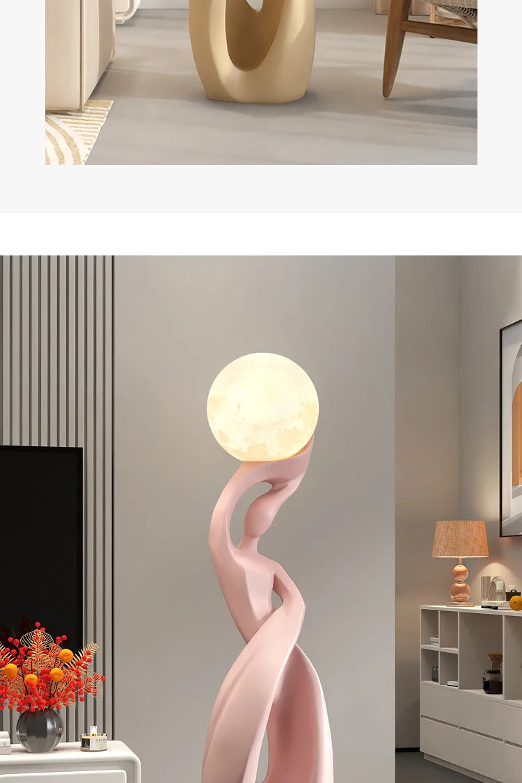 Light That Lives in the Room — Nordic Glow Resin Figurine with Ambient Light