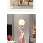 Light That Lives in the Room — Nordic Glow Resin Figurine with Ambient Light