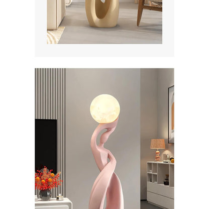 Light That Lives in the Room — Nordic Glow Resin Figurine with Ambient Light