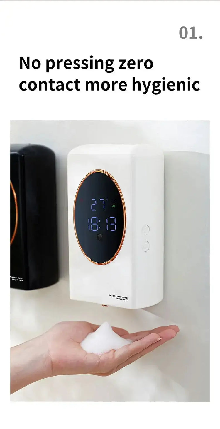 Automatic Soap Dispenser 480ml Smart Sensing Touchless Foam Soap Dispenser USB Recharging Wall Mounted for Bathroom and Kitchen Jonine’s Corner