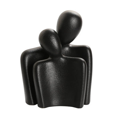 The Hug That Stays — Ceramic Love Sculpture for Home &amp; Gifting