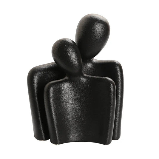 The Hug That Stays — Ceramic Love Sculpture for Home & Gifting