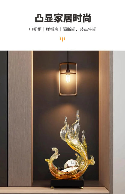 Feng Shui Resin Key Box — Luxury Desk Organizer & Entryway Essential