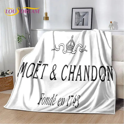 Printed Flannel Throw Blanket